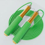 LISTINGOPT::kovosis::speedlock-rope-adjustable-weighted-jump-rope-for-speed-training::color-green