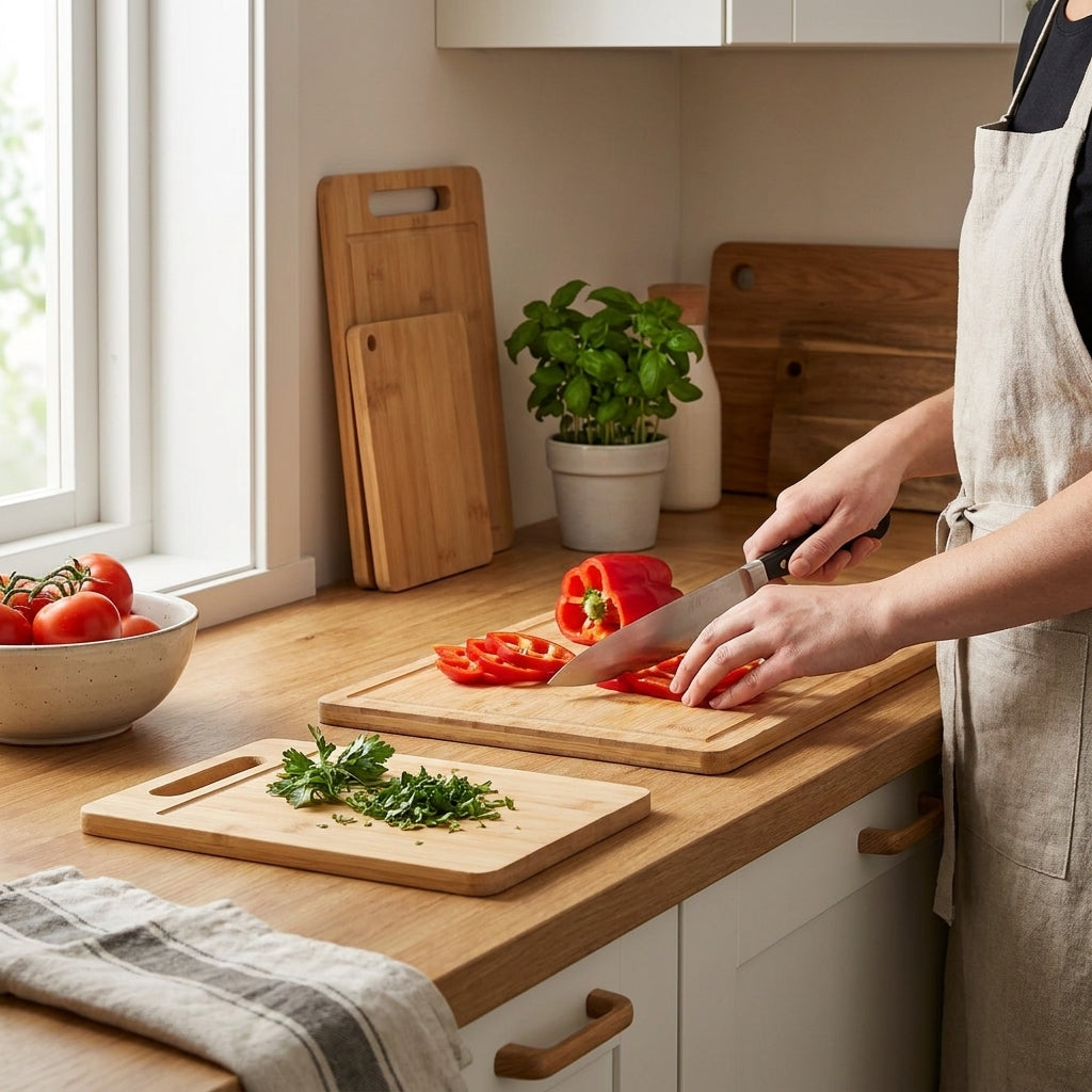 LISTINGOPT::kovosis::wooden-chopping-boards-cutting-serving-board-double-sided-available-wooden-thick-boards-for-chopping-charcuterie-serving-boards::02-inuse