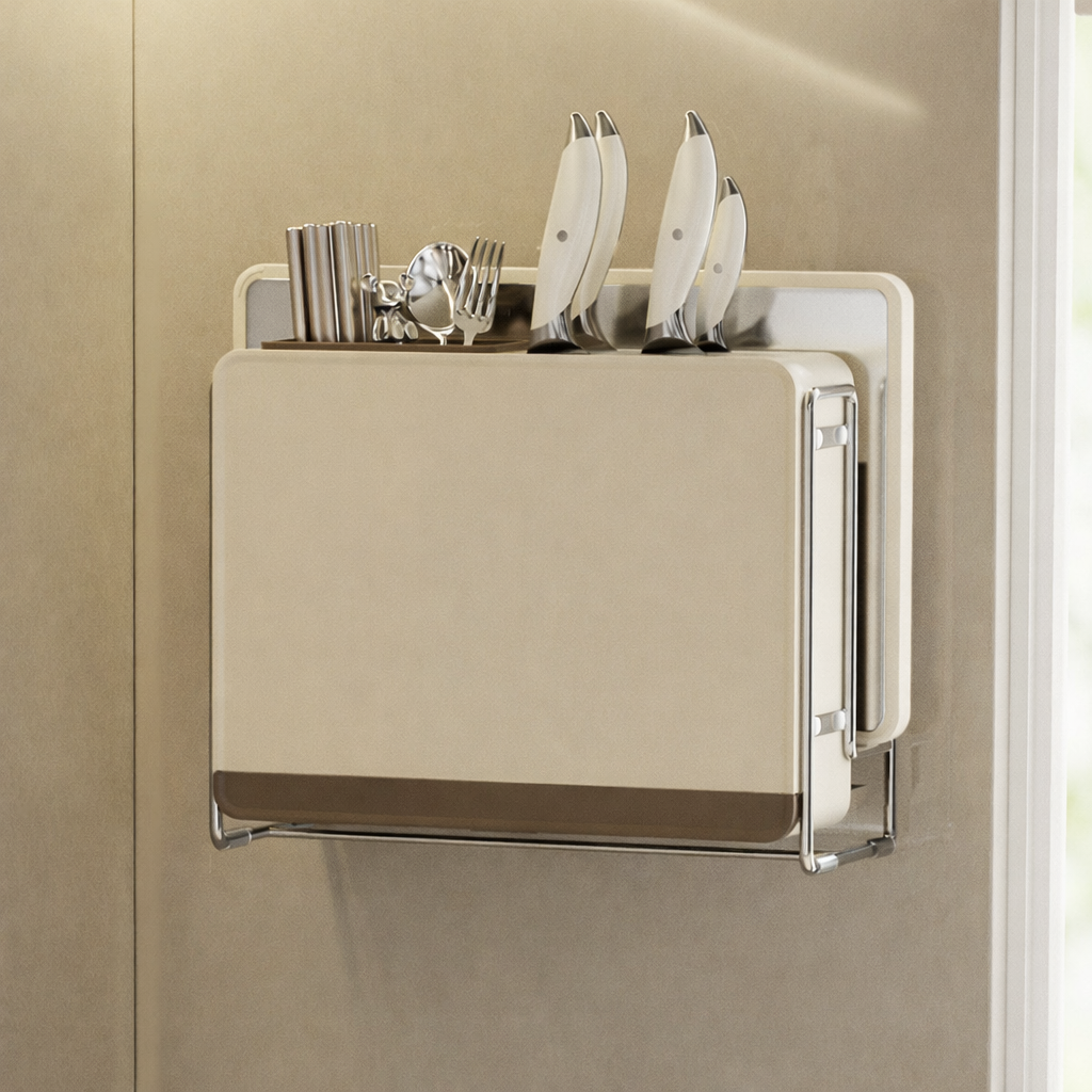 Bloc de rangement pour couteaux pour un ordre sculpté en cuisine