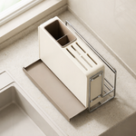Bloc de rangement pour couteaux pour un ordre sculpté en cuisine