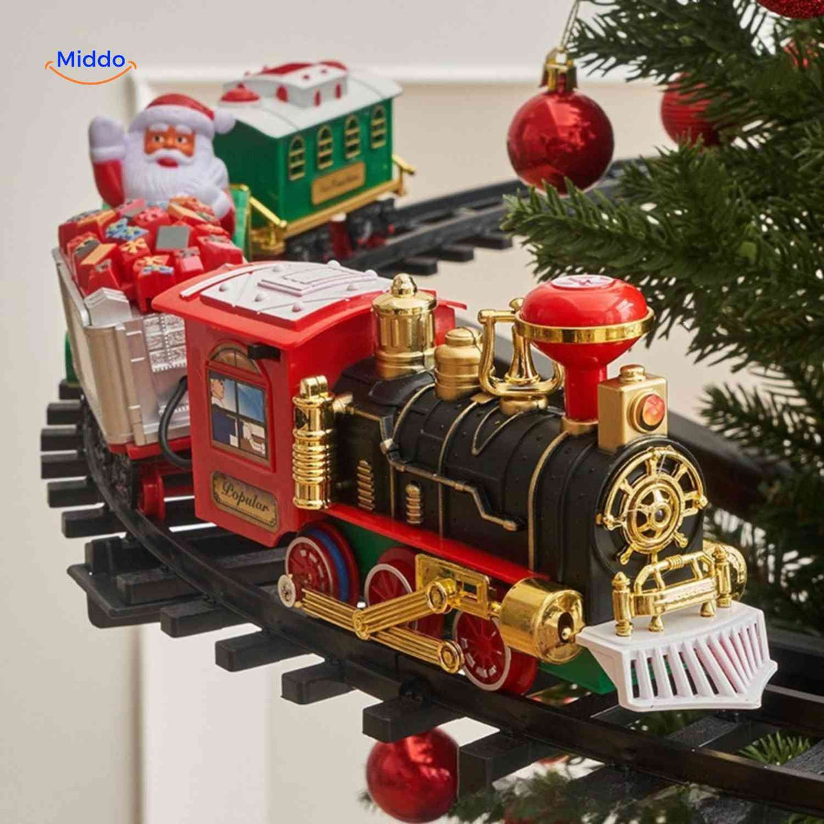 Train de sapin de Noël pour la magie festive de l'arbre