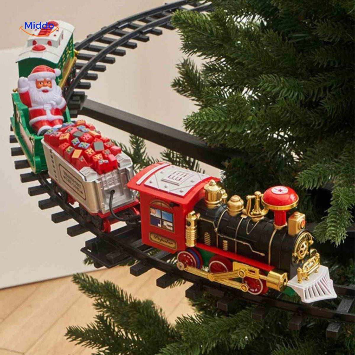 Train de sapin de Noël pour la magie festive de l'arbre