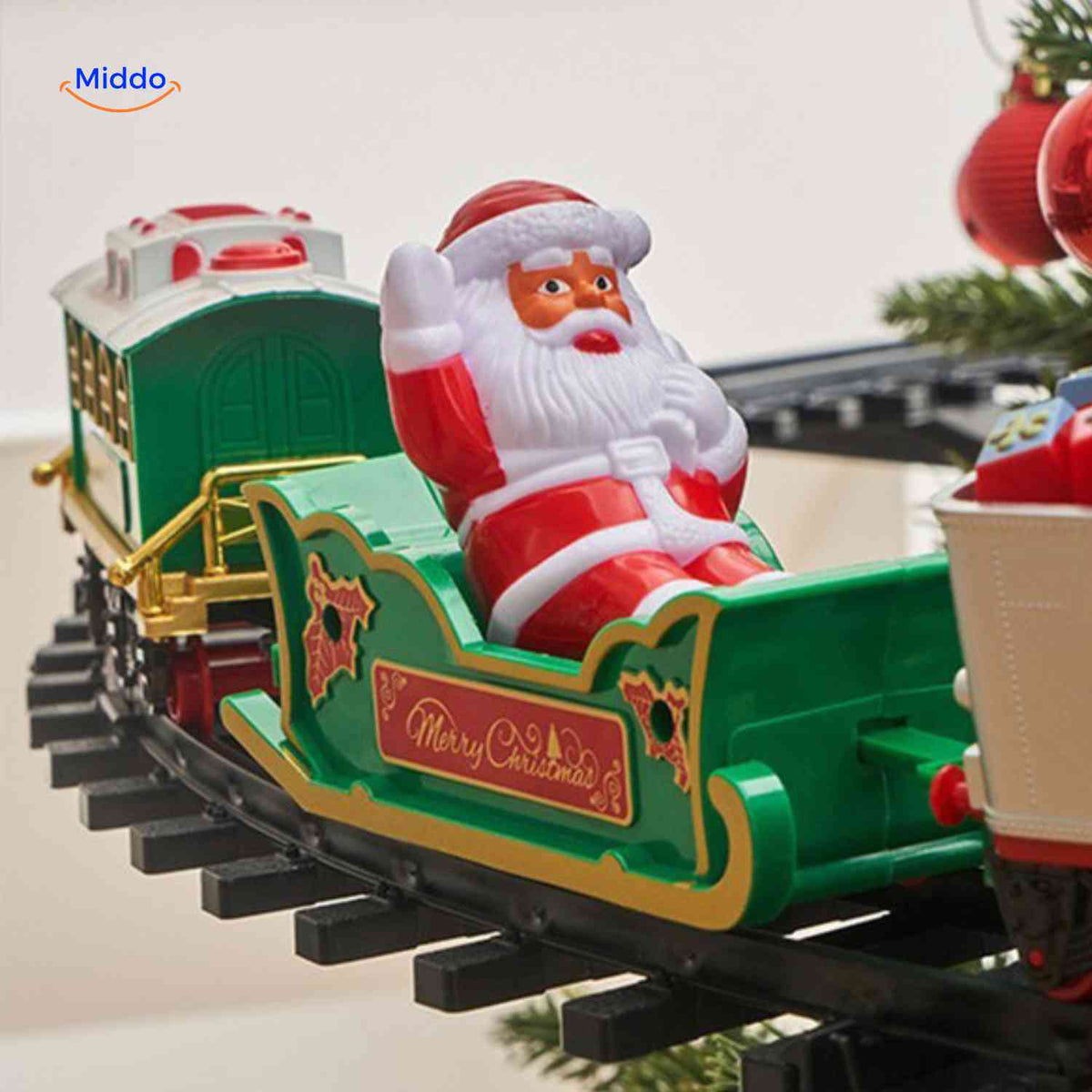 Train de sapin de Noël pour la magie festive de l'arbre