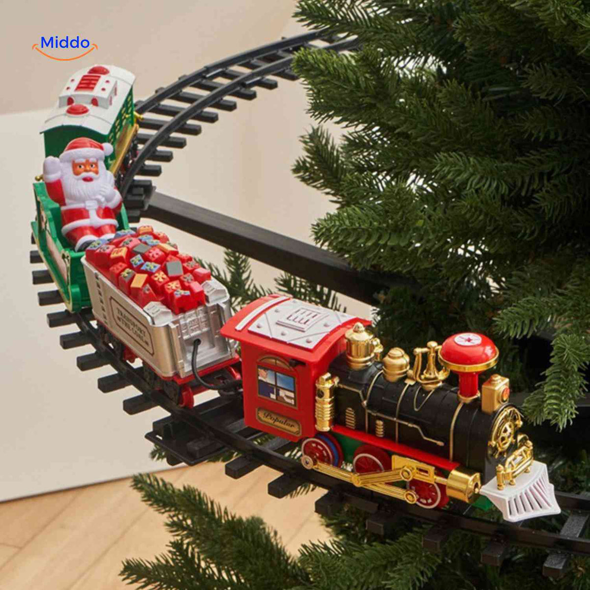 Train de sapin de Noël pour la magie festive de l'arbre