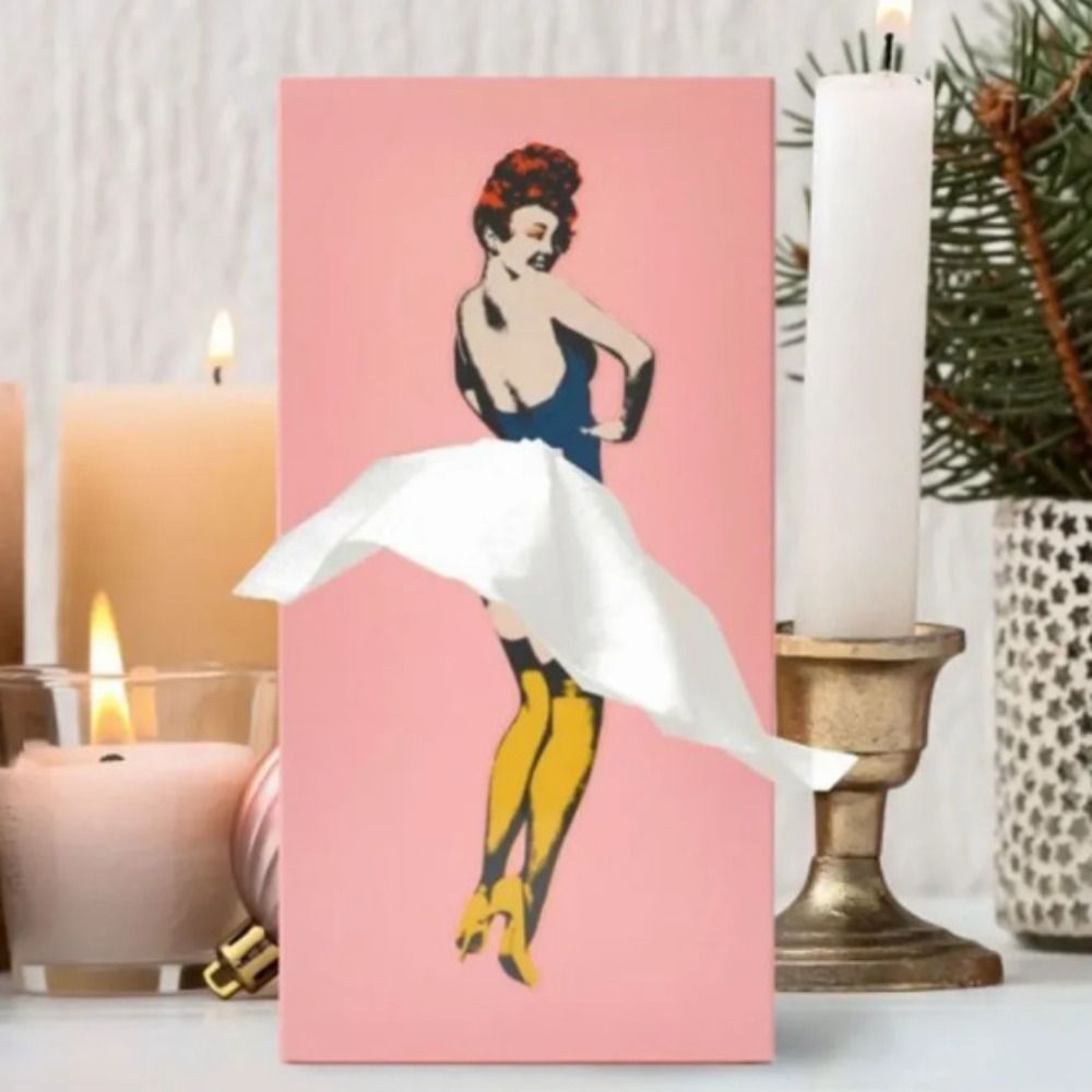 Cutie pentru șervețele cu fustă zburătoare – Un element decorativ jucăuș și spectaculos