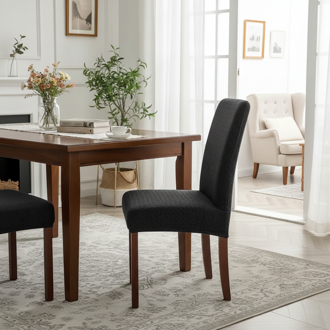 Housses de chaise imperméables pour un repas raffiné