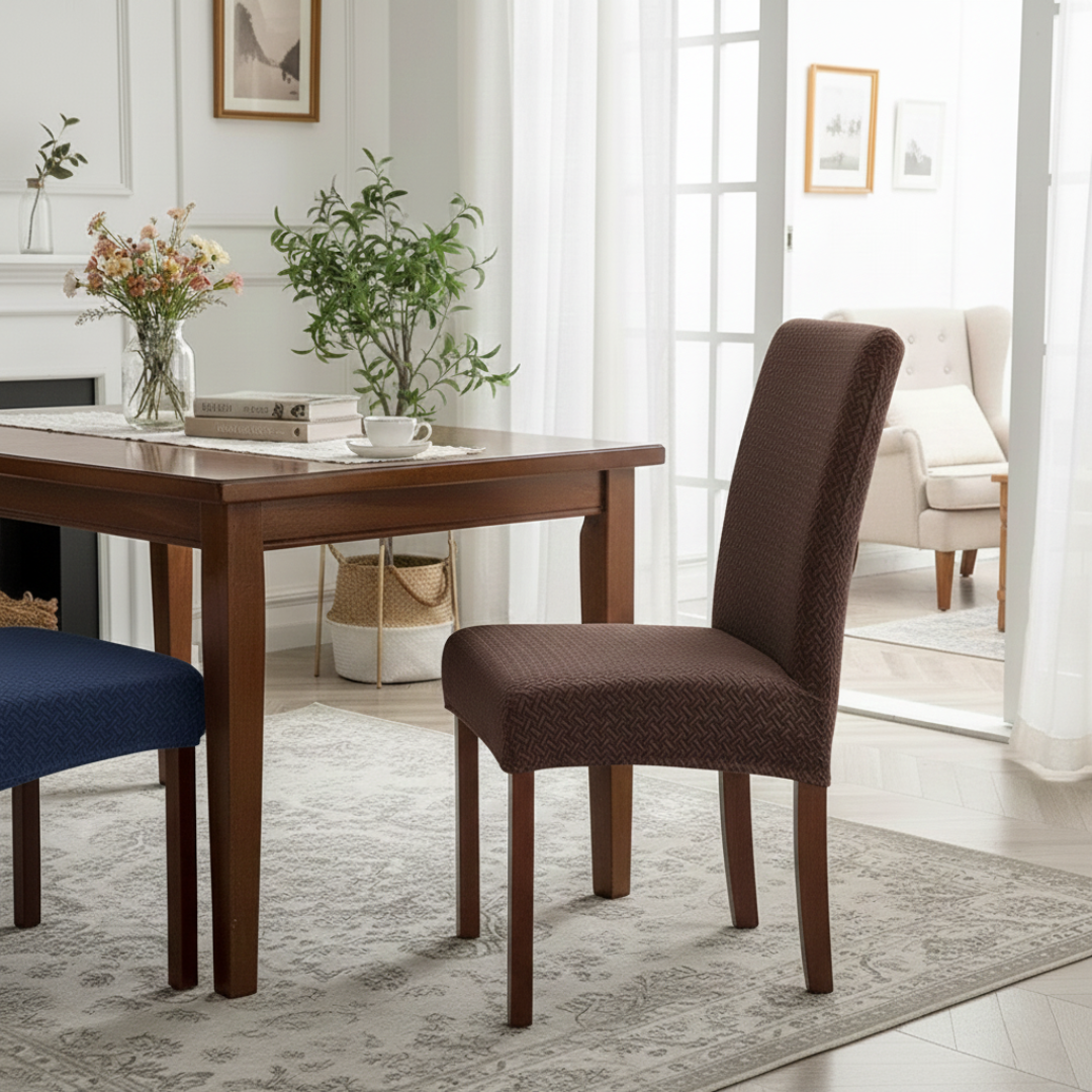 Housses de chaise imperméables pour un repas raffiné