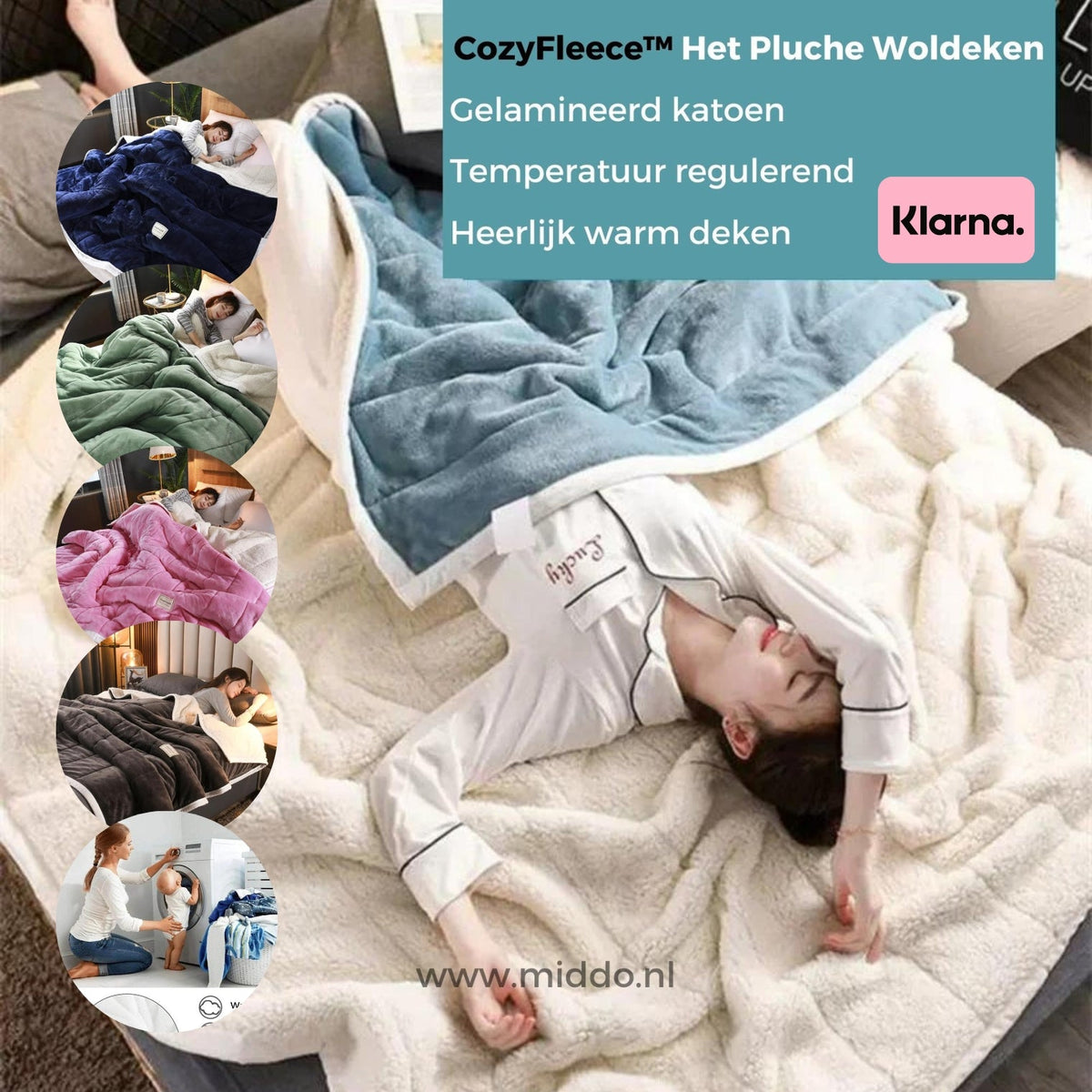 Plyšová vlněná deka pro útulné zimní večery
