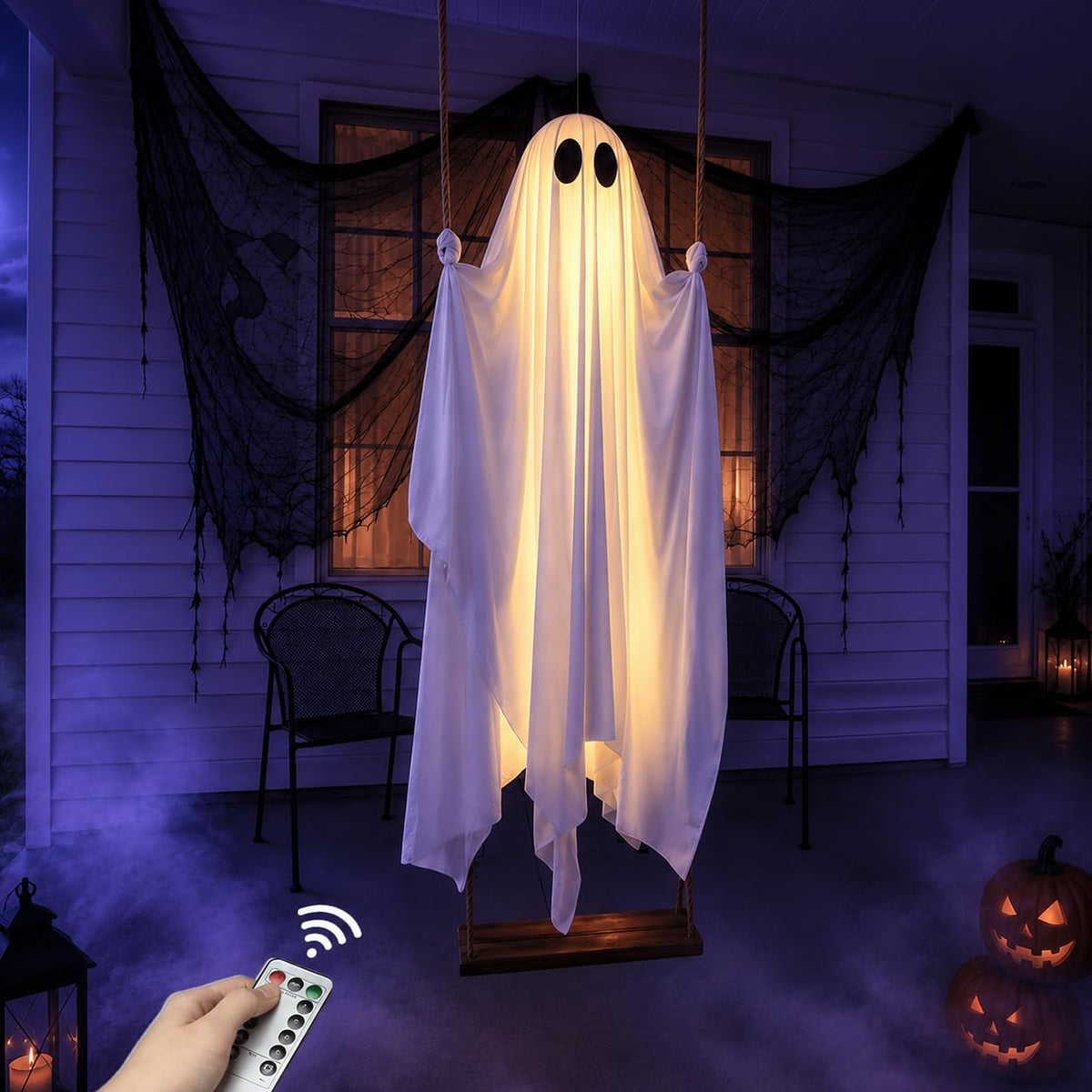 Iluminación de fantasma oscilante para encanto encantado