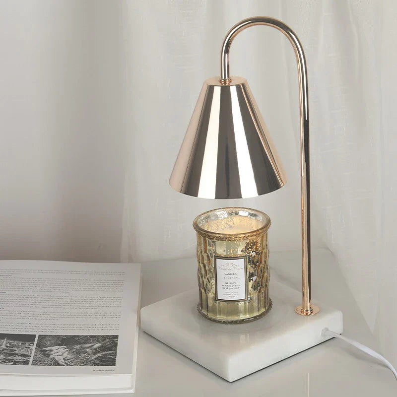 Vintage-Kerzenwärmerlampe für gemütliche Atmosphäre  