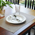 White Hemstitch Linen Napkins (6-Pack)