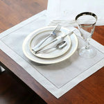 White Hemstitch Linen Napkins (6-Pack)