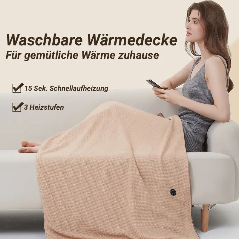 Tragbare beheizbare Decke für kuscheligen Komfort  