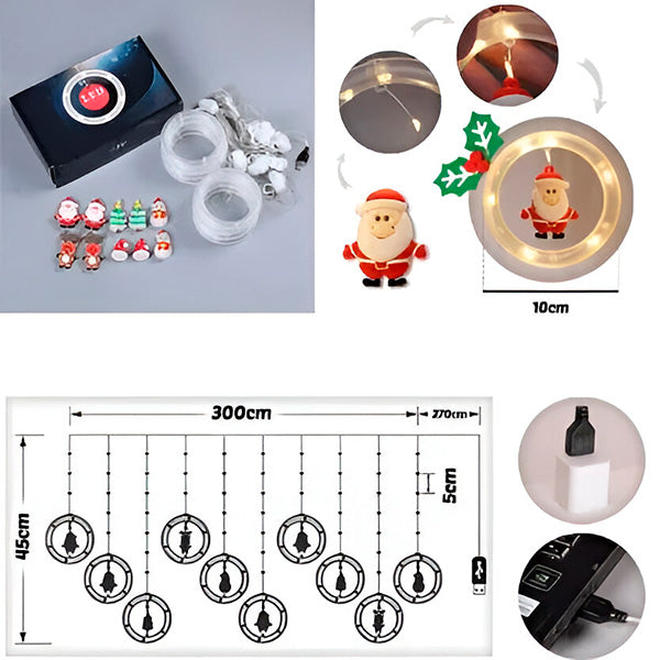 Luci di Natale a LED per un bagliore festoso