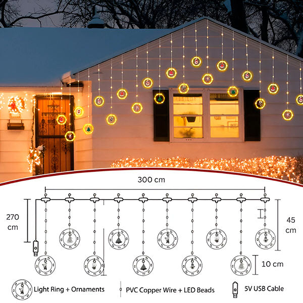 Luci di Natale a LED per un bagliore festoso
