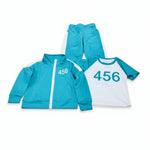 Kinder Kostüm Trainingsanzug 3-teiliges Outfit Set