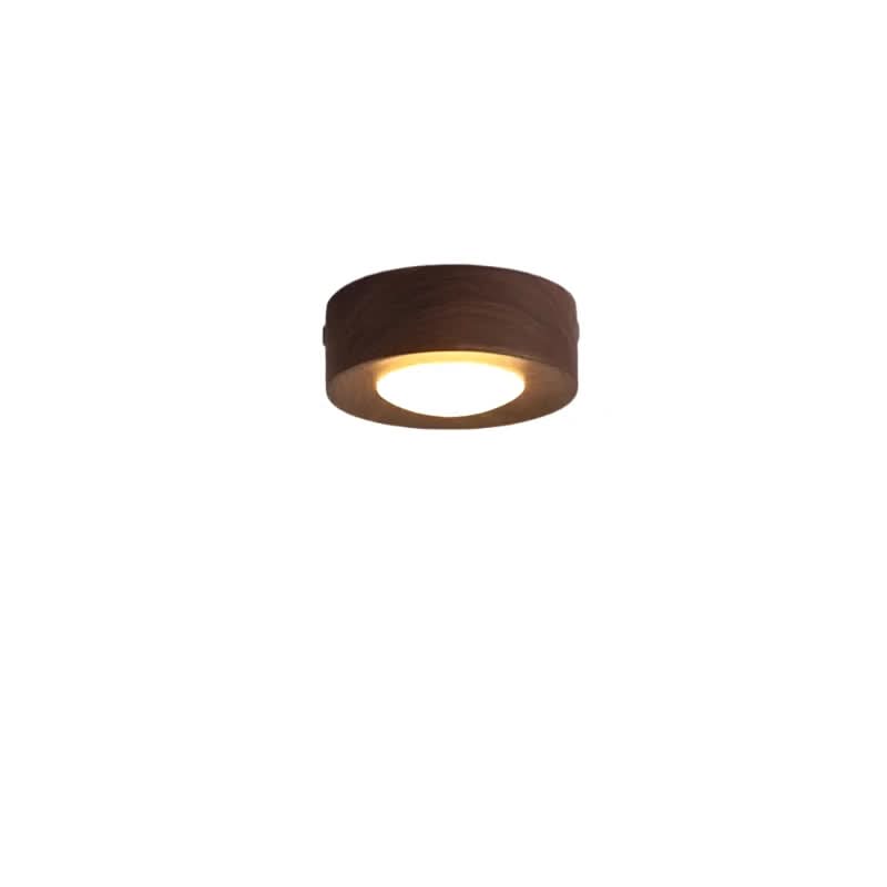 Walnut Lighting for an Artful Energy-Saving Glow
