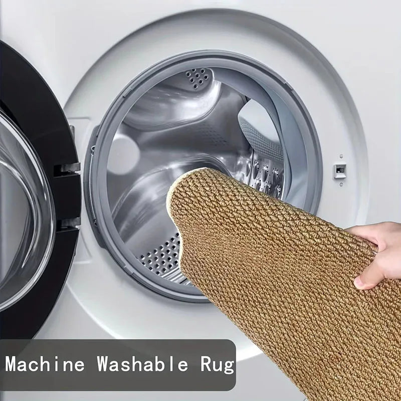 Geometrische saugfähige Fußmatte für saubere Eingänge