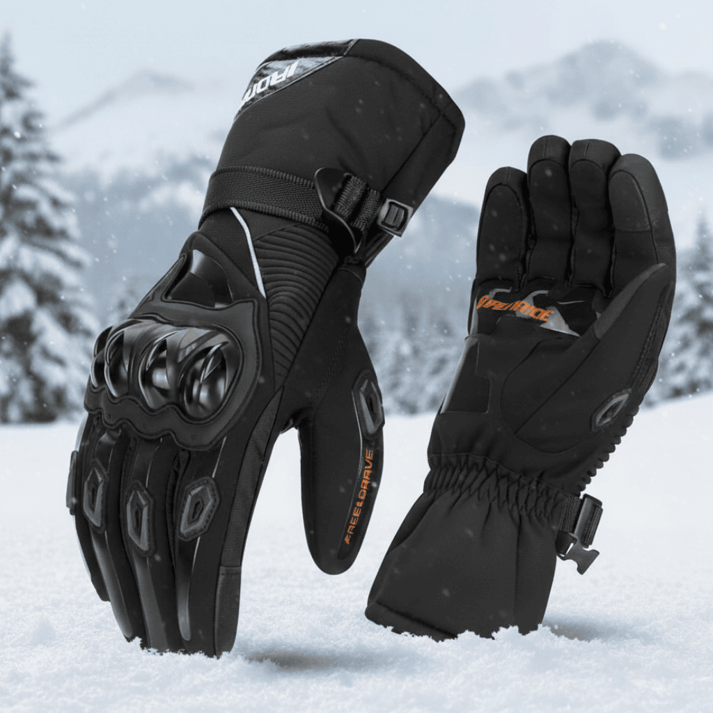Waterproof Motorcycle Gloves For Warm Winter Rides