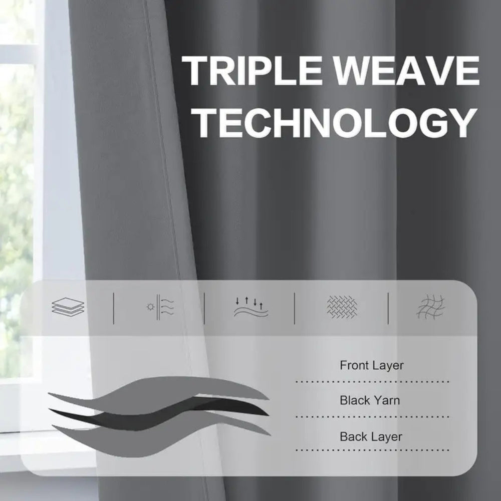 Noiréa Blackout Curtains For Restful Ambience