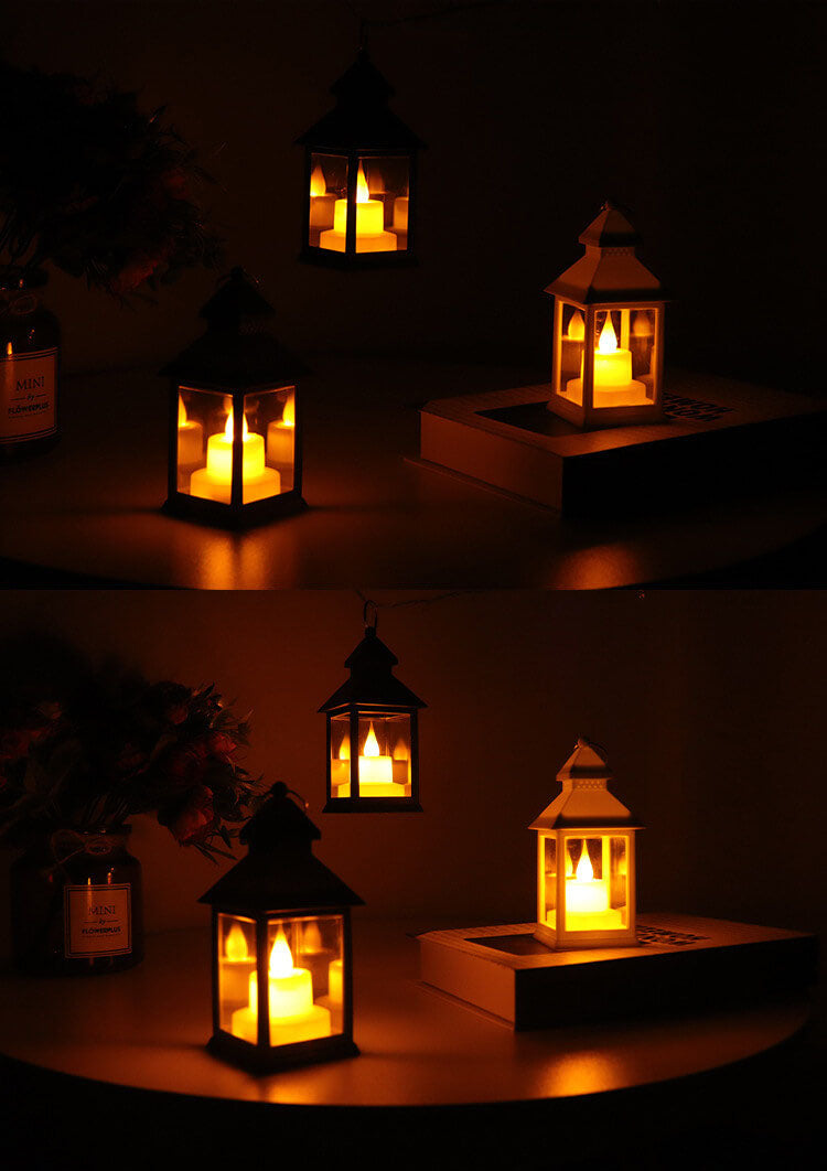 Guirlande lumineuse lanterne à flamme pour une ambiance hantée