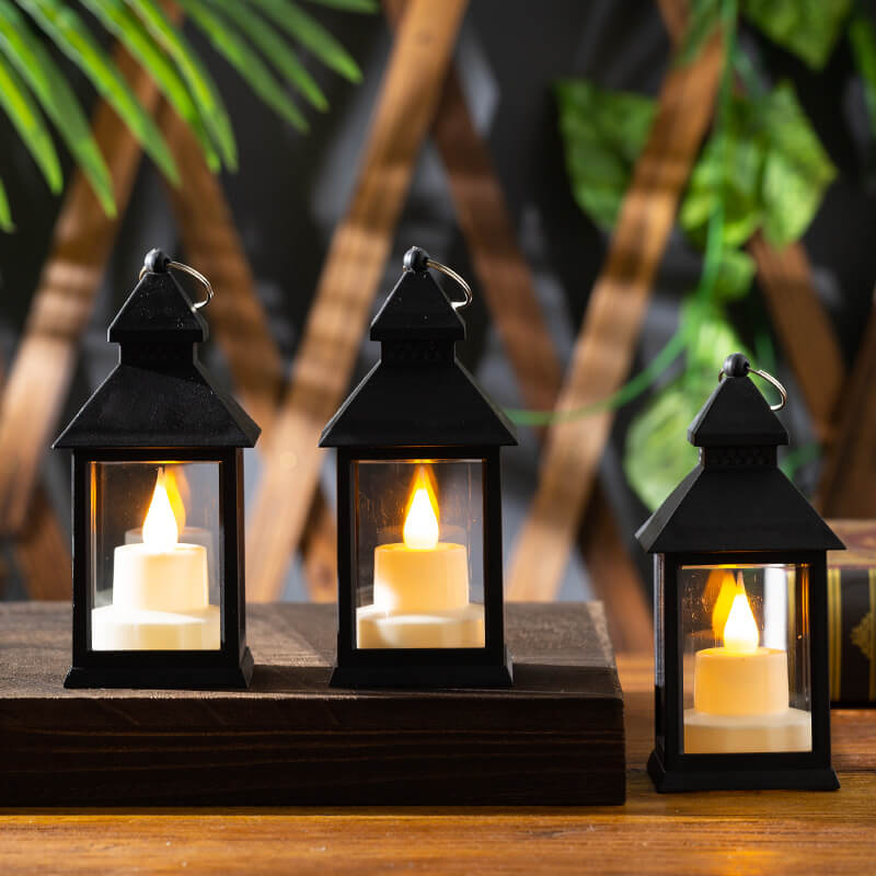 Guirlande lumineuse lanterne à flamme pour une ambiance hantée