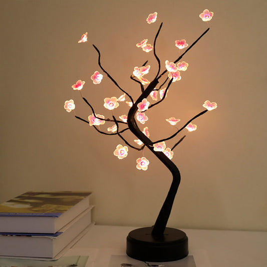 Lampe bonsaï fleur de prunier pour une lueur poétique