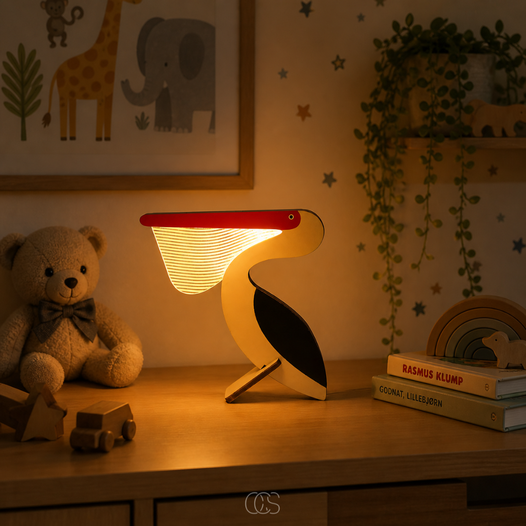 Lámpara de mesa LED escandinava - Diseño de animal para niños
