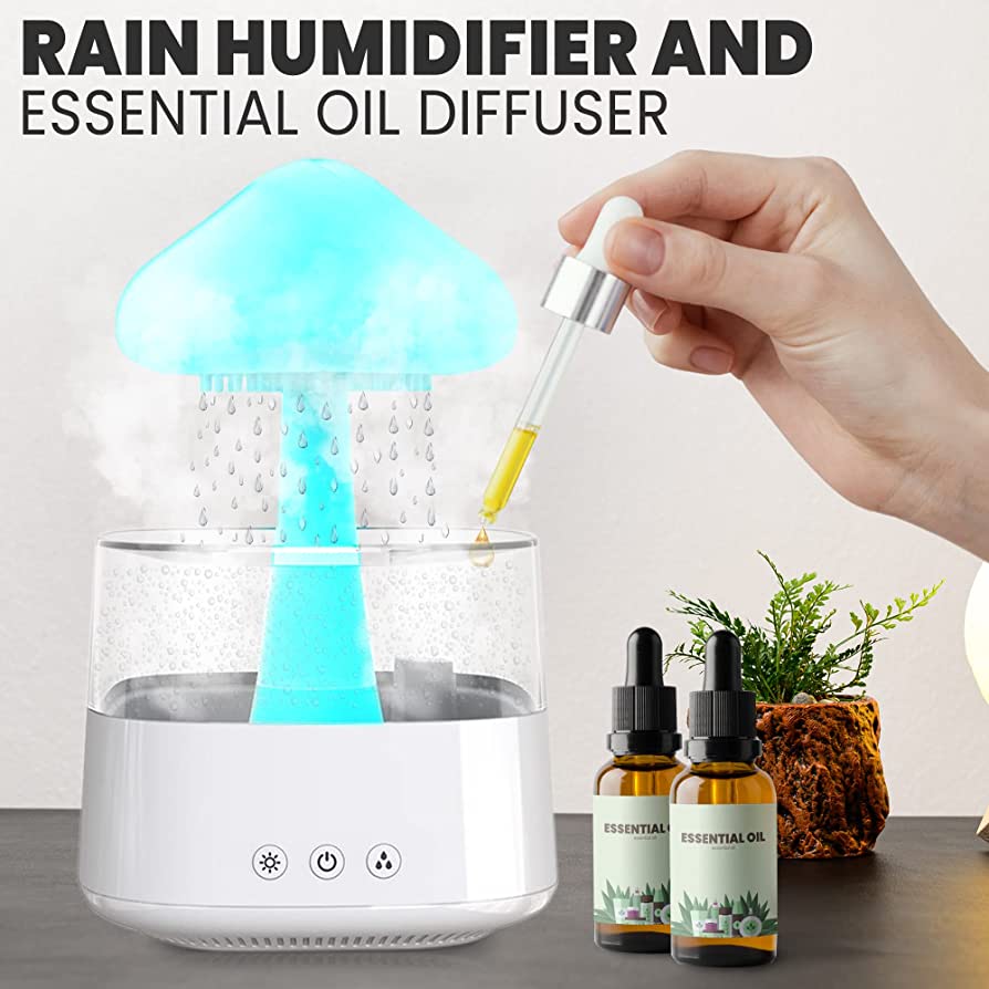 Regenwolken-Diffusor für beruhigende Atmosphäre
