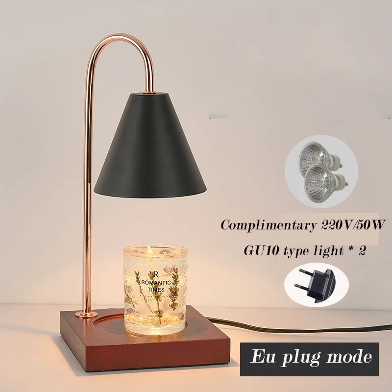 Lampe chauffe-bougie pour une lueur chaleureuse