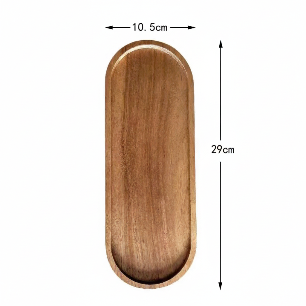 Tavă din lemn lucrată manual – Un element central impresionant pentru masă