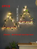 Mensola in legno con decorazione a foglia appesa, mensola LED decorativa, arredamento estetico per stanza, mensole galleggianti, espositore da parete per soggiorno