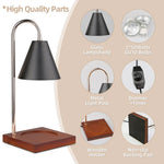 Lampe chauffe-bougie pour une lueur chaleureuse