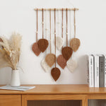 Modern Boho Leaf Macrame Wall Hanging