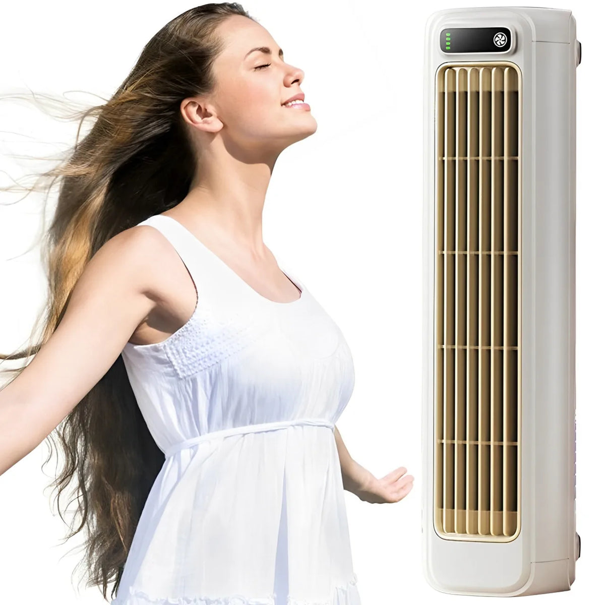 Three-speed Summer Kitchen Fan Wall Portable Conditioner Cooling Air Fan Ultra Conditioning Air Mounted Refrigeration Quiet