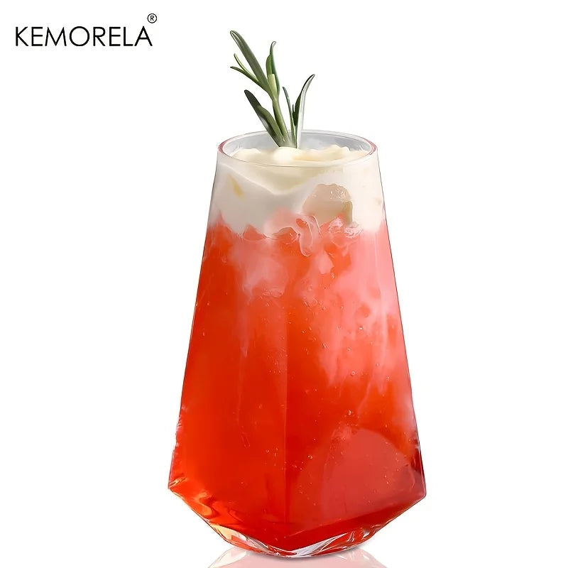 Geometrical Crystal Highball Glasses