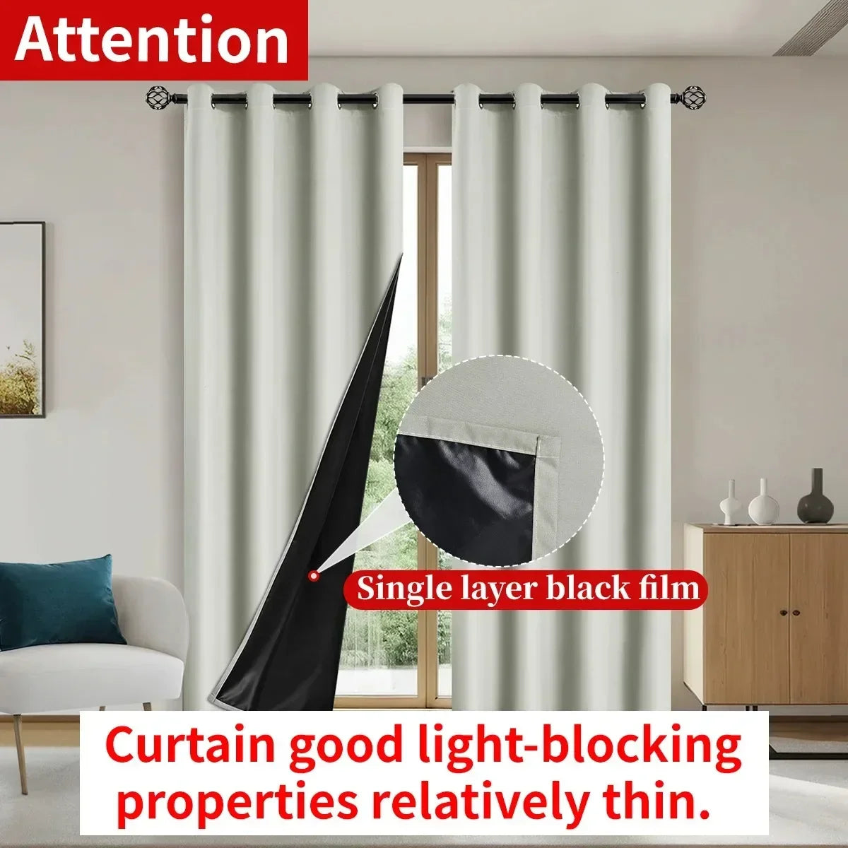 Modern Blackout Curtains for Total Darkness