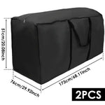 Sac de rangement pour mobilier de jardin pour patios protégés