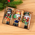 Ornements de table soldats de Noël avec caractère festif