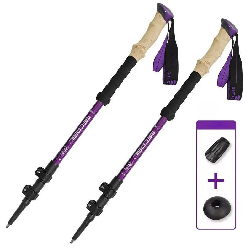 Aluminum Trekking Poles Hiking (2 Pack)