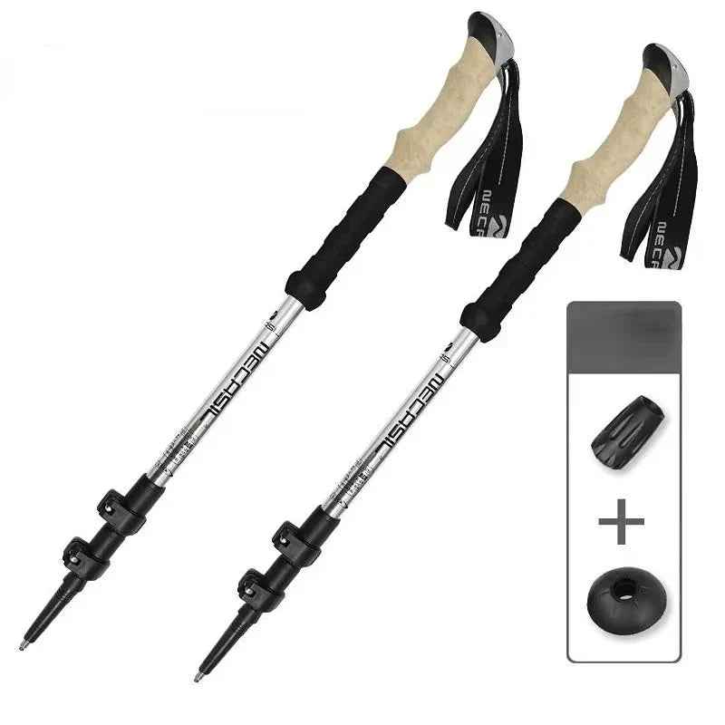 Aluminum Trekking Poles Hiking (2 Pack)