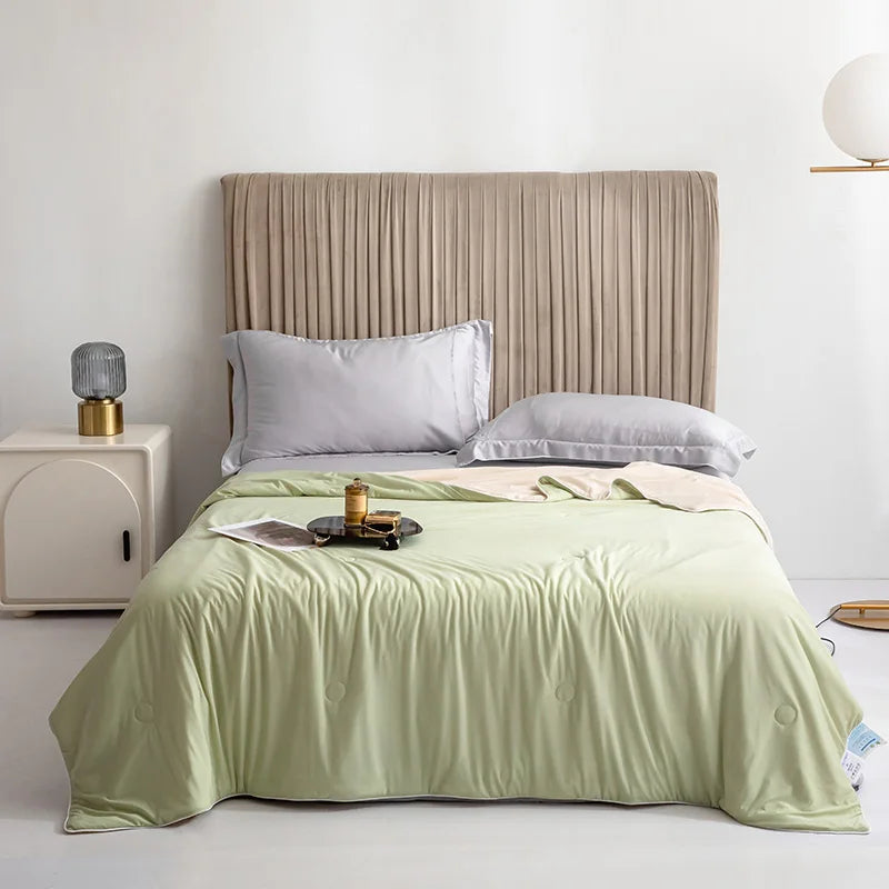 Couverture rafraîchissante été, tissu double face