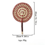 Seagrass Woven Wall Hanging Decor Fan