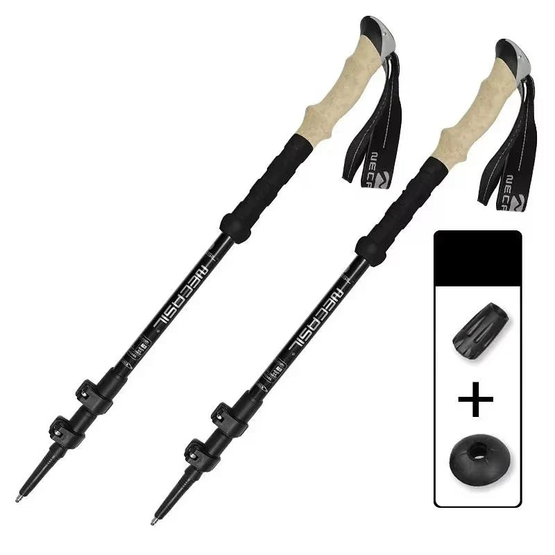 Aluminum Trekking Poles Hiking (2 Pack)