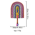 Seagrass Woven Wall Hanging Decor Fan