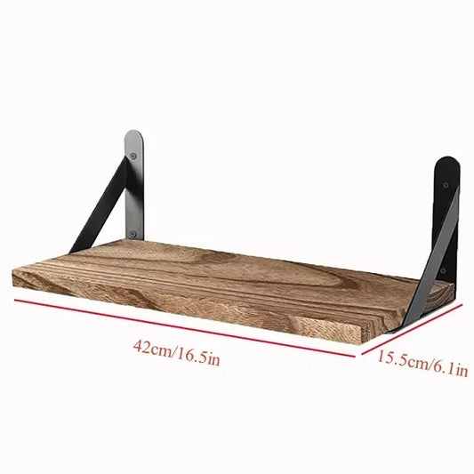 Mensole galleggianti in legno per bagno, mensole sospese, organizer per cucina, mobili per soggiorno, espositore portaoggetti