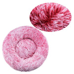 Cuccia rotonda per cani invernale calda, cesta in peluche per cani, cuccia lavabile per animali domestici per cani di taglia piccola, media e grande, divano per gatti