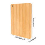 Tagliere spesso in legno di bambù | Tagliere da cucina multifunzione per tritare e servire