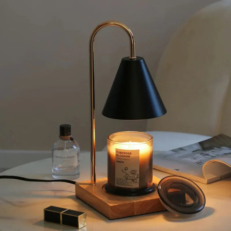 Lampe chauffe-bougie pour une lueur chaleureuse