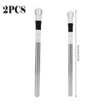 Wine Bottle Cooling Cooler Ice Chill Rod Stick Stainless Steel Aerator Pourer Stopper Beer Beverage Frozen Stick for Bar Tool